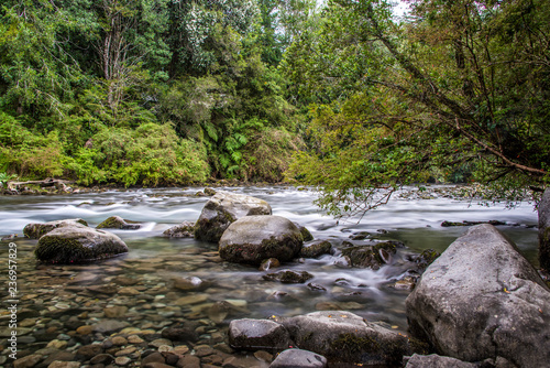 Gol-Gol River in the Puyehue national park in Chilean Patagonia