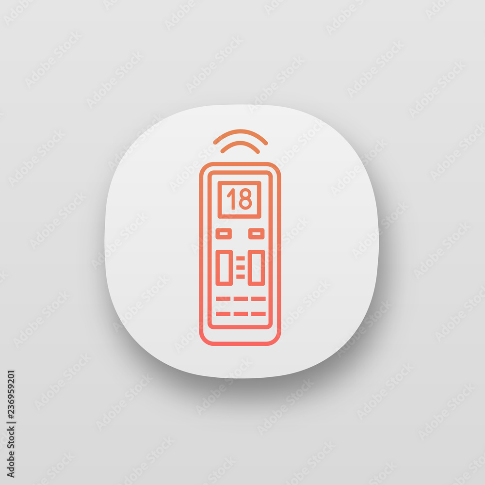Air conditioner remote control app icon Air conditioner remote control app icon
