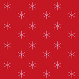 snowflakes on red background, new year card