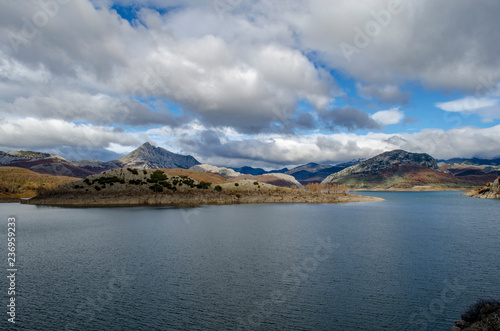 Riaño reservoir in the province of Leon. photo