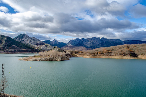 Riaño reservoir in the province of Leon. photo