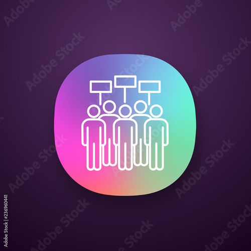 Protest event app icon