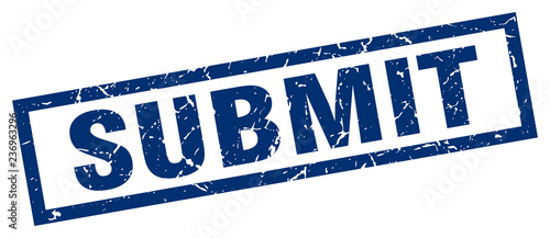 square grunge blue submit stamp