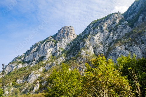 view of mountains. Serbia. Montenegro. © assoli