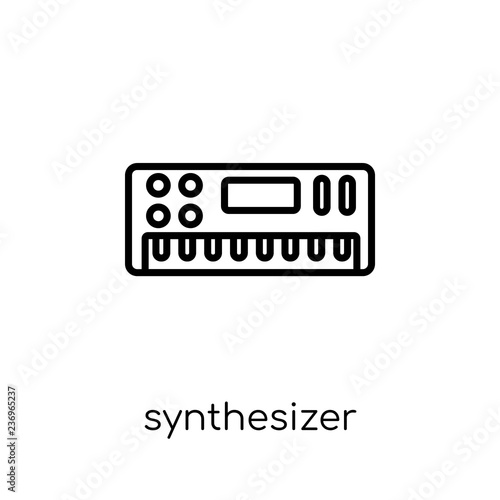 Synthesizer icon from Music collection.