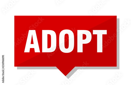 adopt red tag
