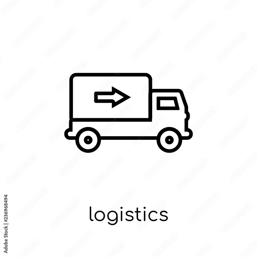 Logistics icon from collection. Logistics icon from collection.