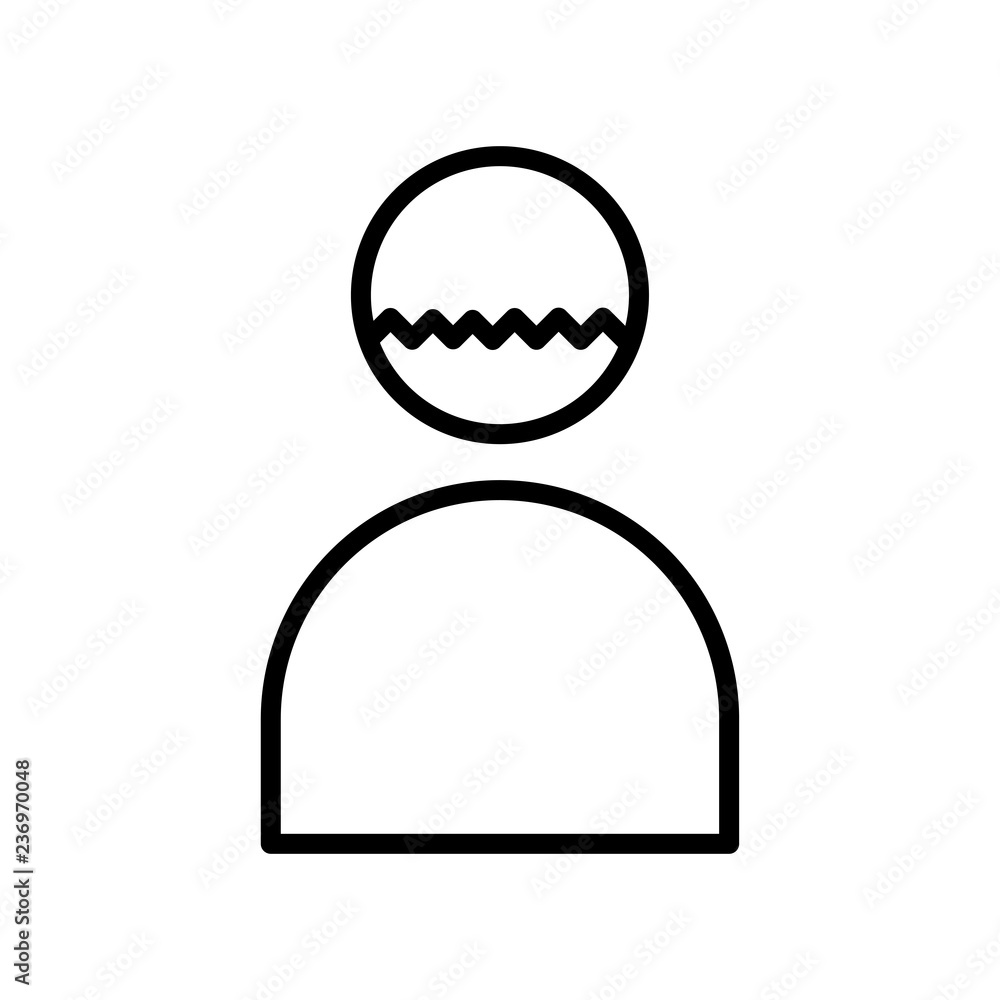 Silence vector icon Silence vector icon