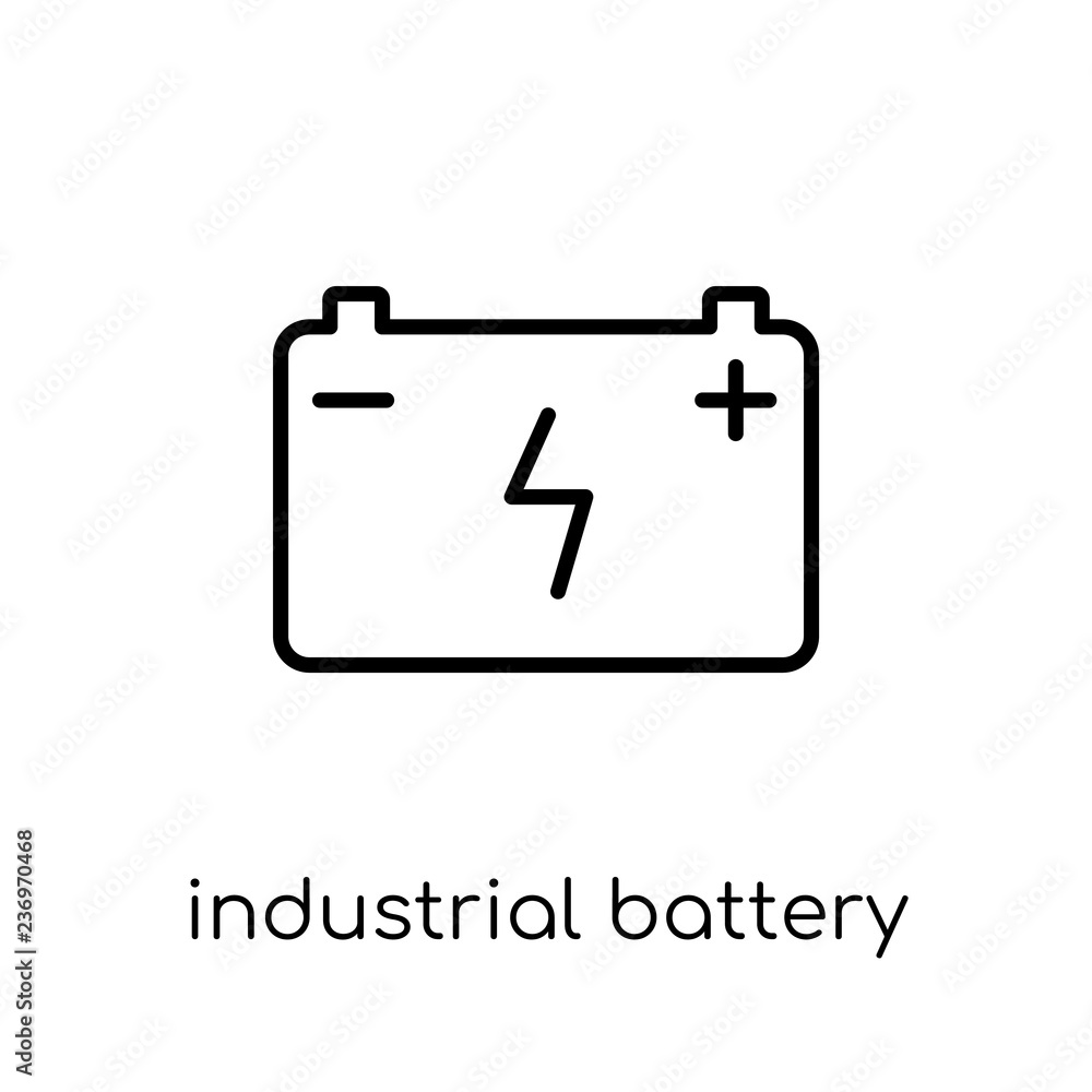 industrial Battery icon from Industry collection. industrial Battery icon from Industry collection.