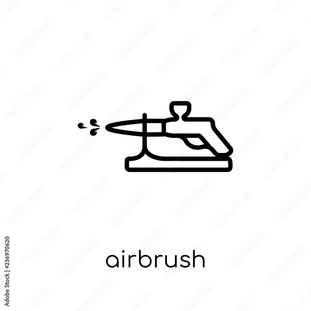 Airbrush icon from collection. Airbrush icon from collection.