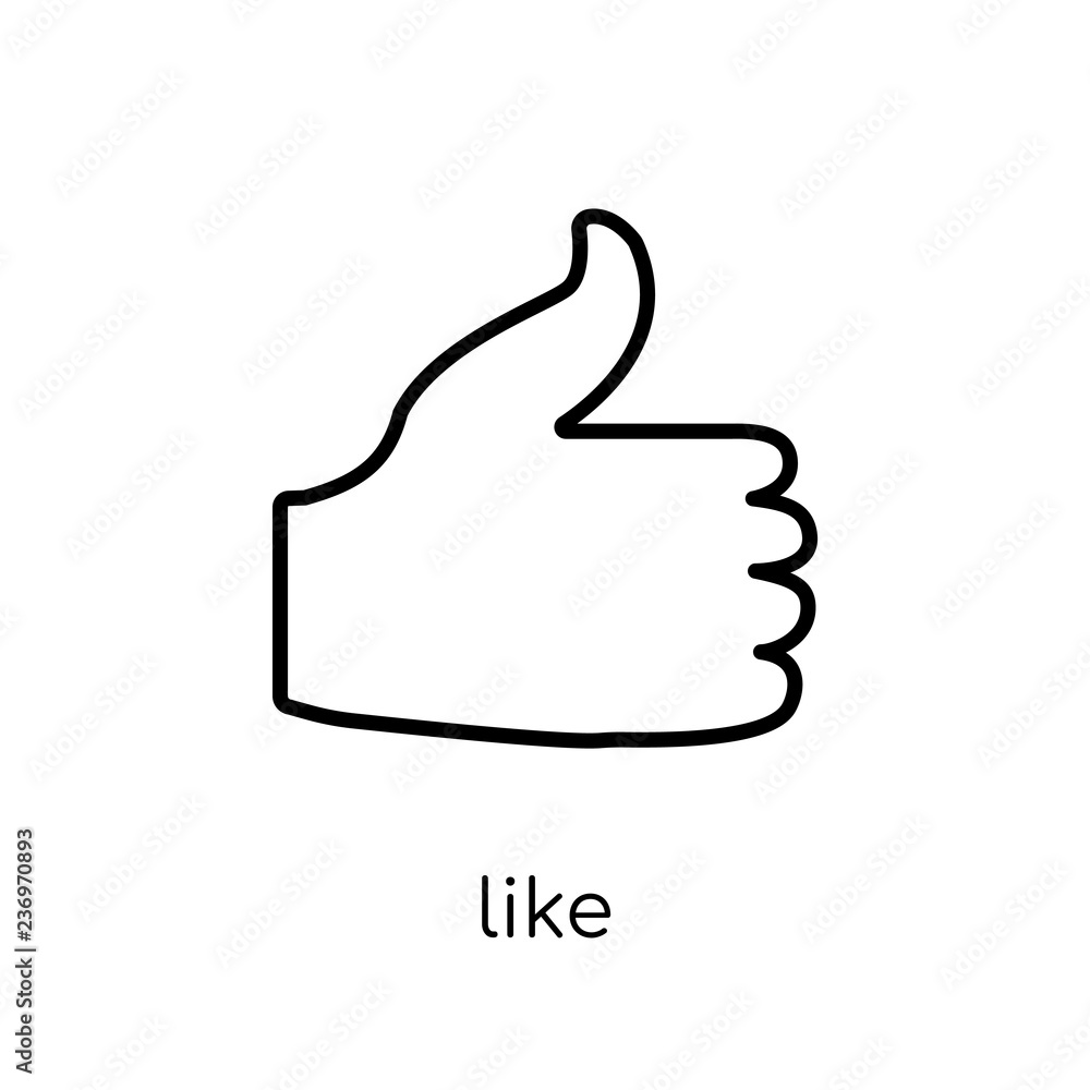 Like icon from collection. Like icon from collection.