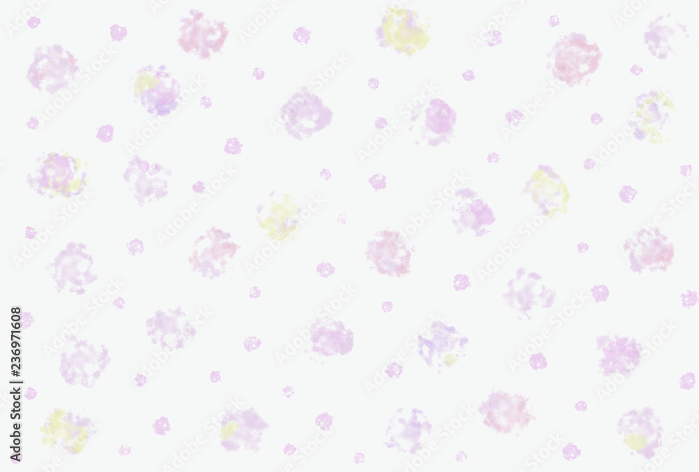 Watercolor polka dots Watercolor polka dots