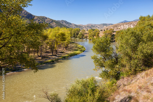 Landscape Kura River, Georgia © YuliaB