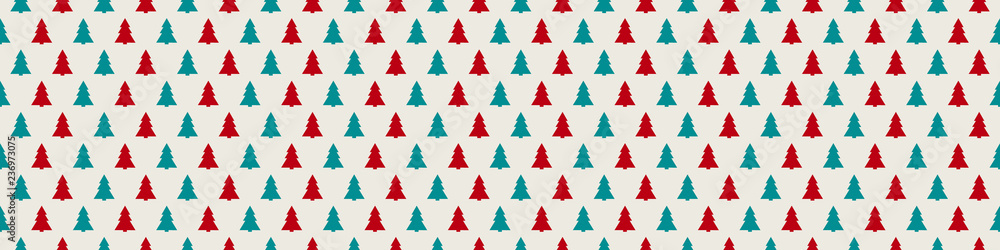 Decorative seamless texture with Christmas trees. Vector. Decorative seamless texture with Christmas trees. Vector.