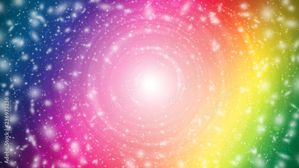 Fototapeta premium Colorful sparkle rays lights with bokeh elegant abstract background. Dust sparks background. Motion illustration