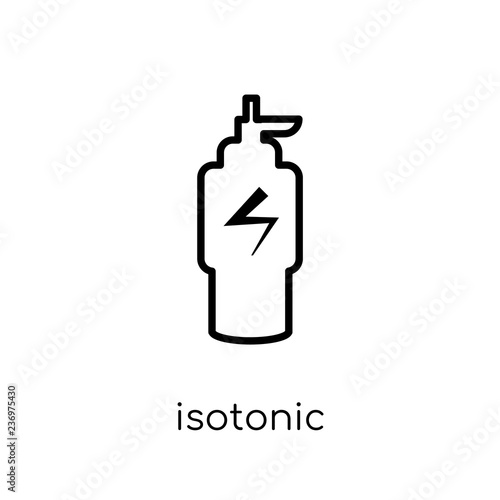 Isotonic icon. Trendy modern flat linear vector Isotonic icon on white background from thin line Gym and fitness collection