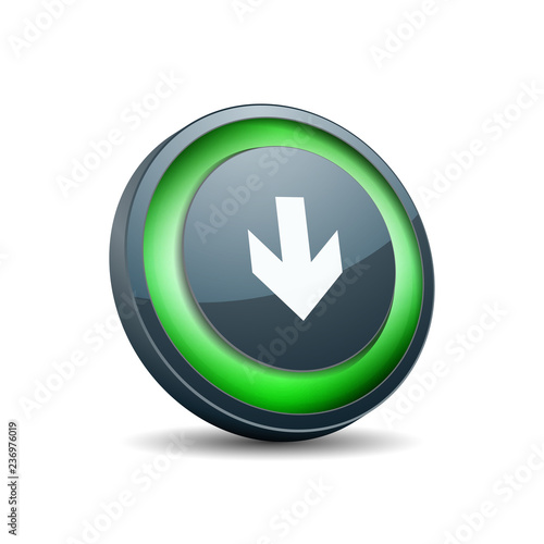 Free Download Down Arrow sign illustration - GFXLoad