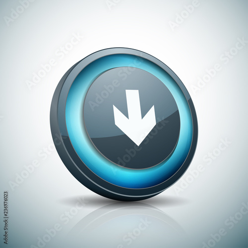 Free Download Down Arrow sign illustration - GFXLoad