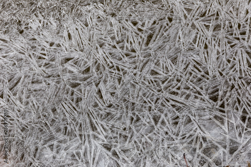 Shards of Ice making icicle pattern - cracked ice