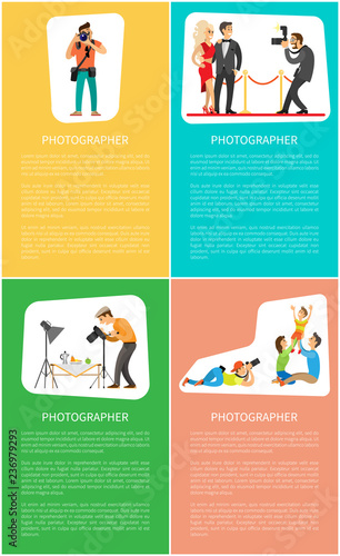 Photographer Profession and Genres Promo Banners