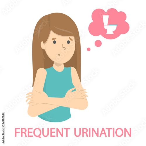 Frequent urination as a symptom of disease