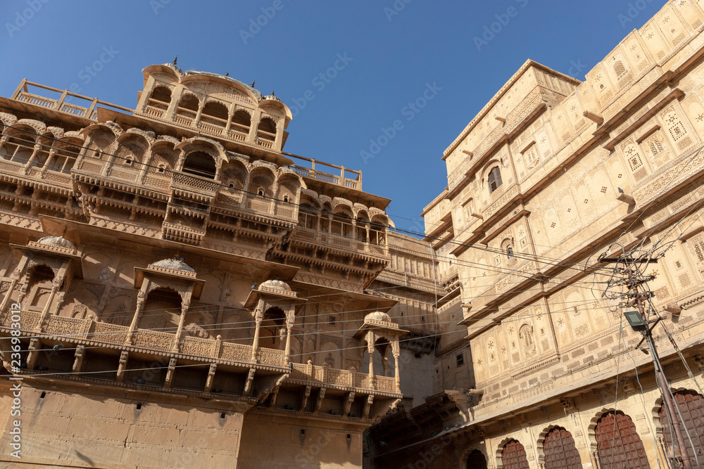 Junagarh Fort was originally known as Chintamani and was renamed Junagarh, Bikaner, Rajasthan India
