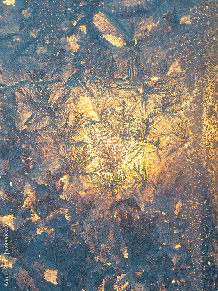  frost on the window