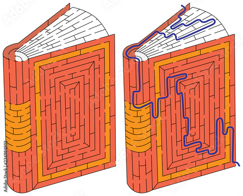 Book maze