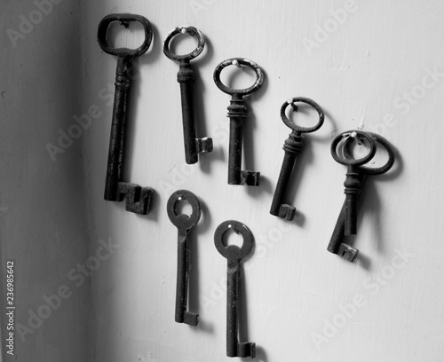Unused keys of old doors © Simona