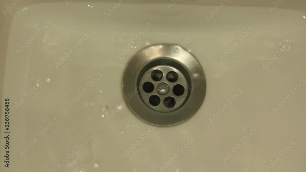 Water draining. Water draining.
