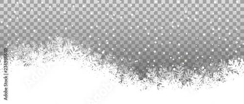 Swing snowy background transparent vector