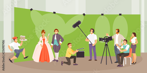 Shooting a historical film