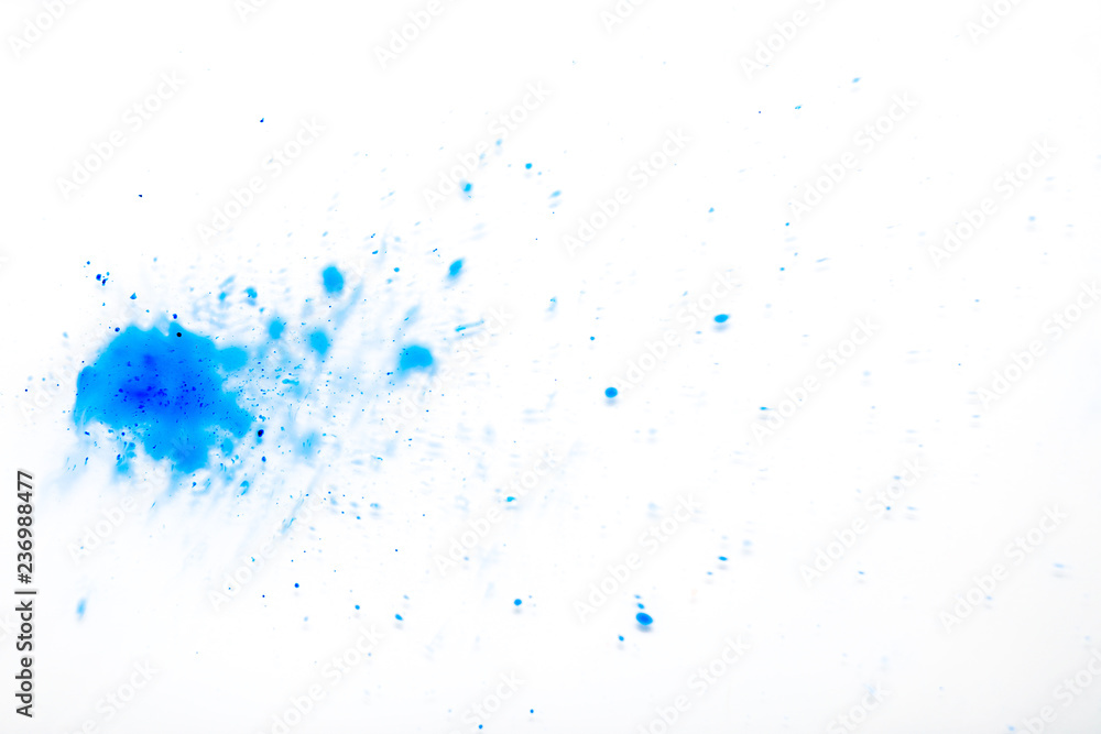 blue, blurry spot of watercolor paint. background blue, blurry spot of watercolor paint. background