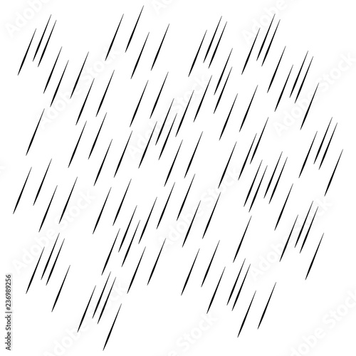 Rain transparent background. Water drops rainfall vector pattern