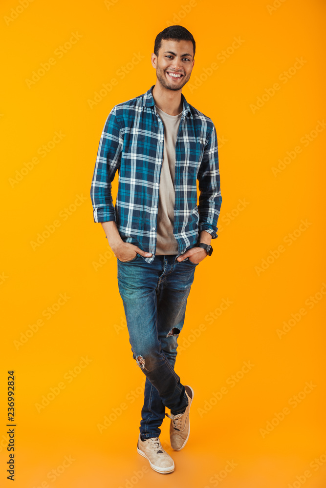 Full length portrait of a happy young man Full length portrait of a happy young man