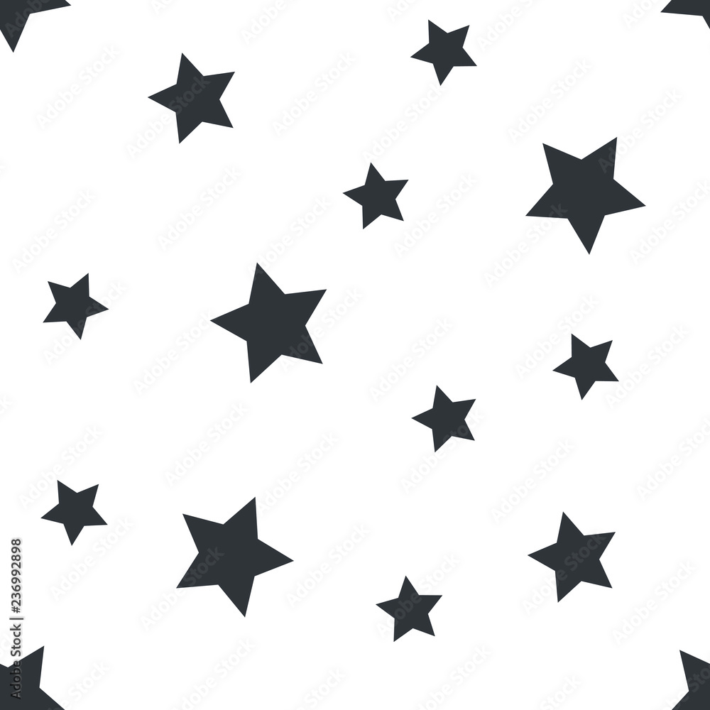 Vector seamless stars pattern. Star background based on random elements for high definition concept. Vector illustration isolated on white background. Vector seamless stars pattern. Star background based on random elements for high definition concept. Vector illustration isolated on white background.