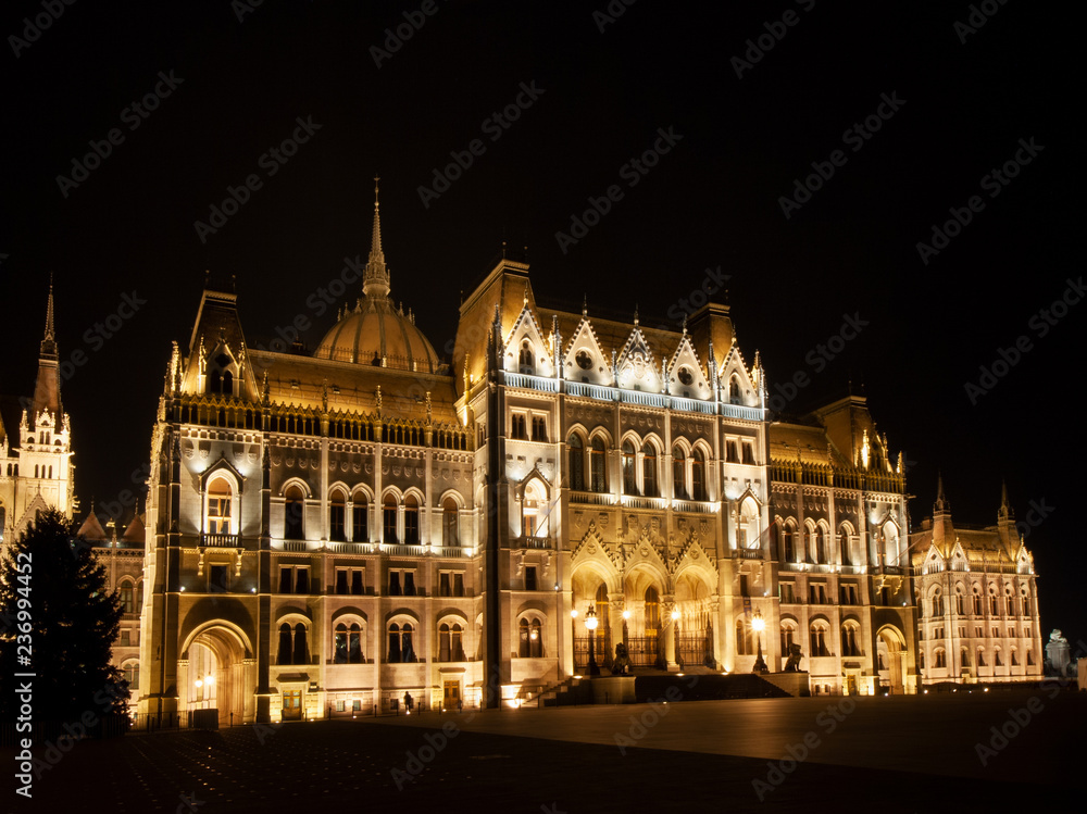 Das Parlament in Budapest, Parlamentsgebäude in der Hauptstadt von Ungarn, Europa Das Parlament in Budapest, Parlamentsgebäude in der Hauptstadt von Ungarn, Europa