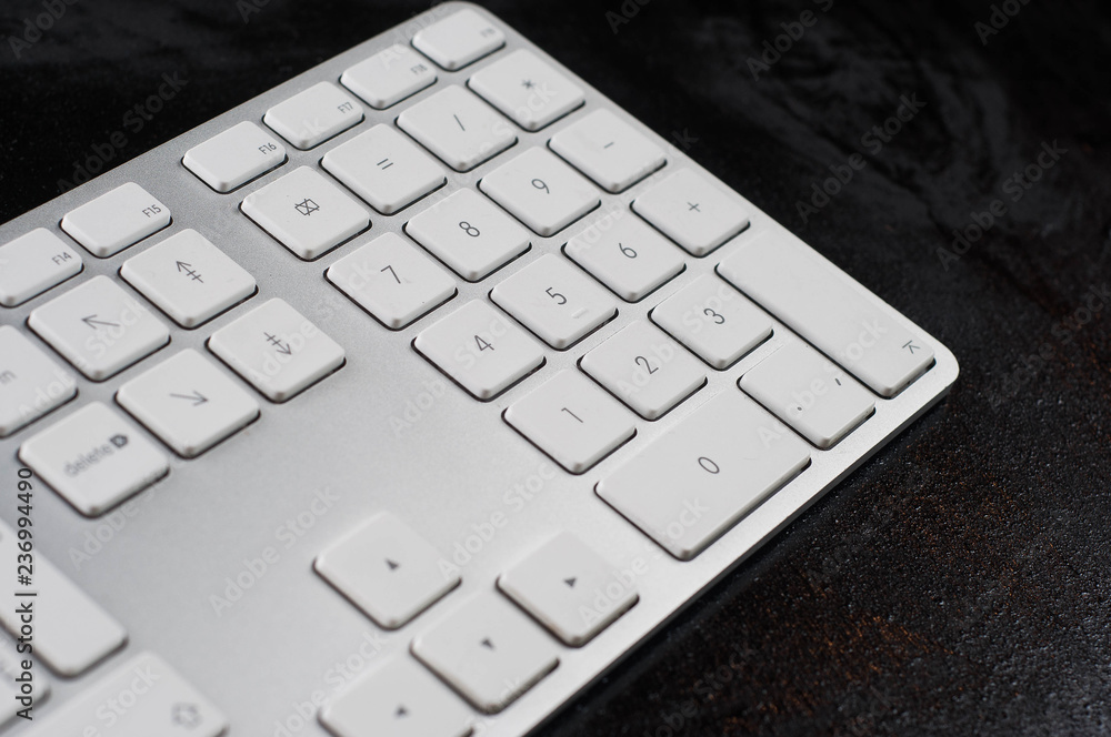 white keyboard dusty white keyboard dusty