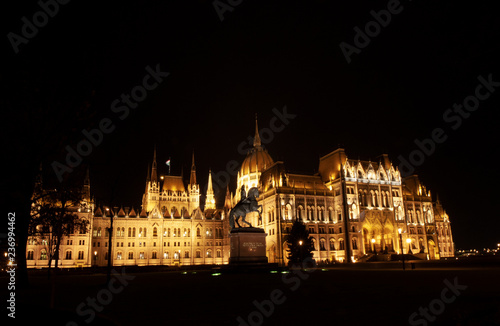 Das Parlament in Budapest, Parlamentsgebäude in der Hauptstadt von Ungarn, Europa 
