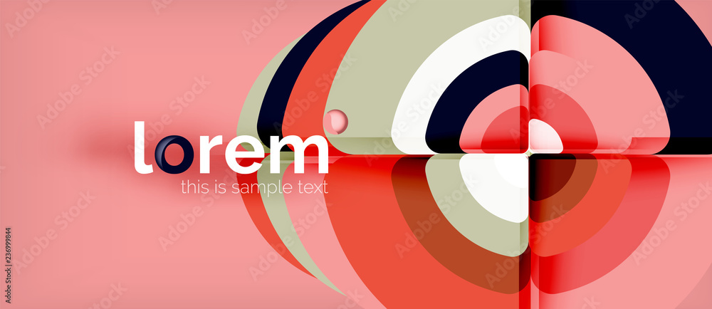 Circles and triangles geometric abstract background. Trendy abstract layout template for business or technology presentation or web brochure cover, wallpaper Circles and triangles geometric abstract background. Trendy abstract layout template for business or technology presentation or web brochure cover, wallpaper