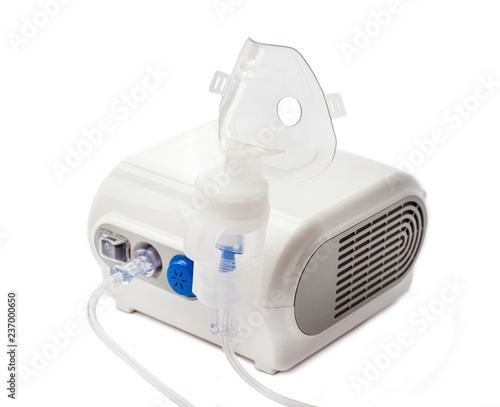 Nebulizer - medical equipment for inhalation with respiratory mask