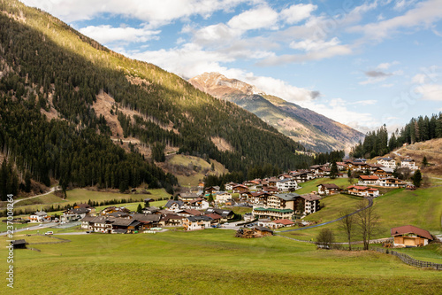 Neustift im stubaital during a Sunny Day