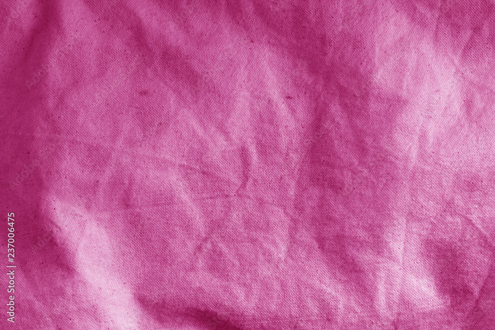 Cotton cloth texture in pink color.