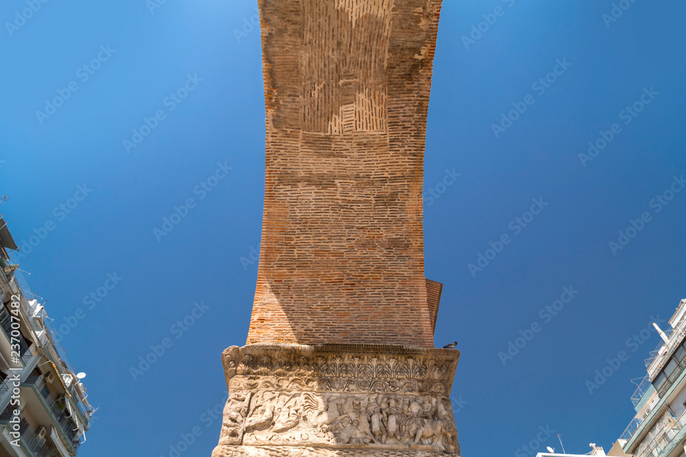 The Arch of Galerius in Thessaloniki, Greece.