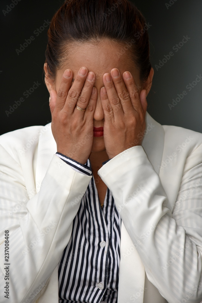 Adult Diverse Business Woman And Disappointment Adult Diverse Business Woman And Disappointment