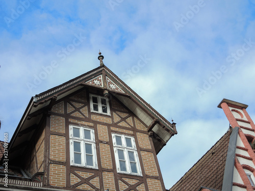 Facade of an old house in Lueneburg, Germany © Angela Rohde