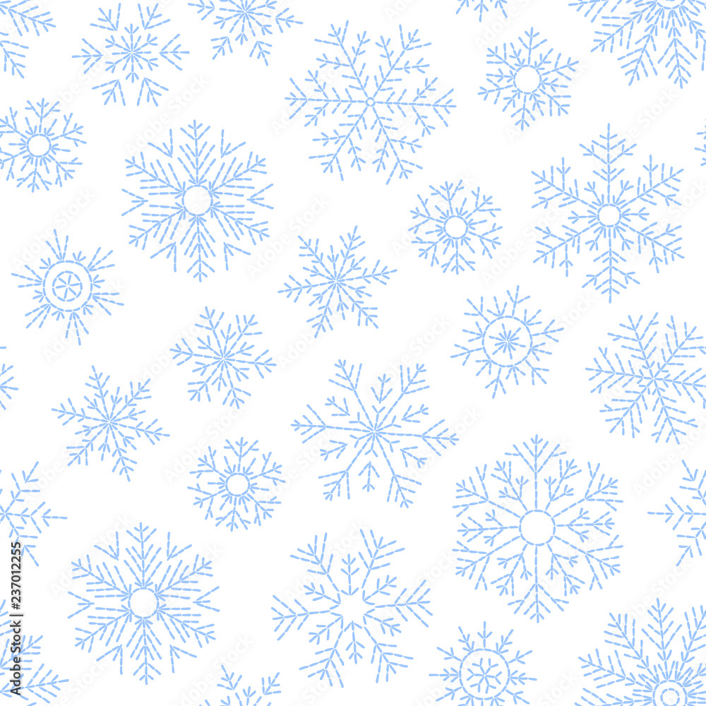 Christmas seamless doodle pattern Christmas seamless doodle pattern