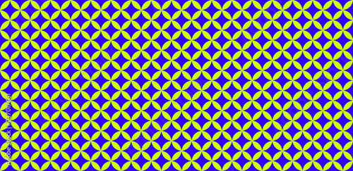 Blue and green geometric pattern