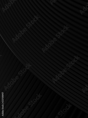 abstract Illustration. luxurious black line background 