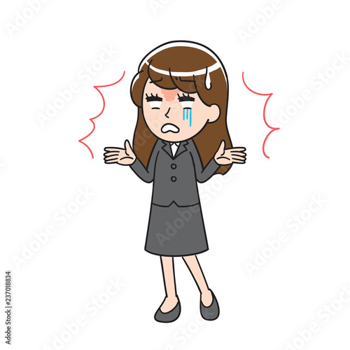 The women in the office are surprised